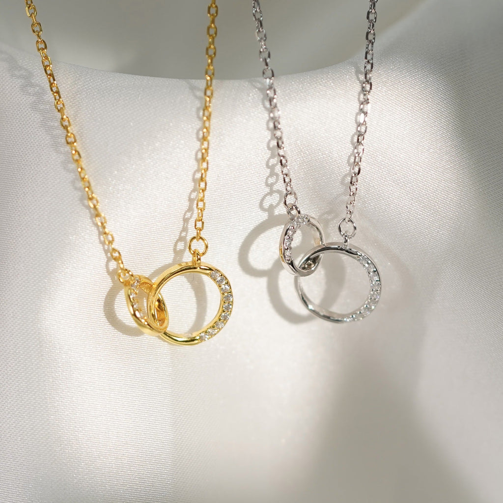 S925 Sterling Silver Niche Design Circle Necklace