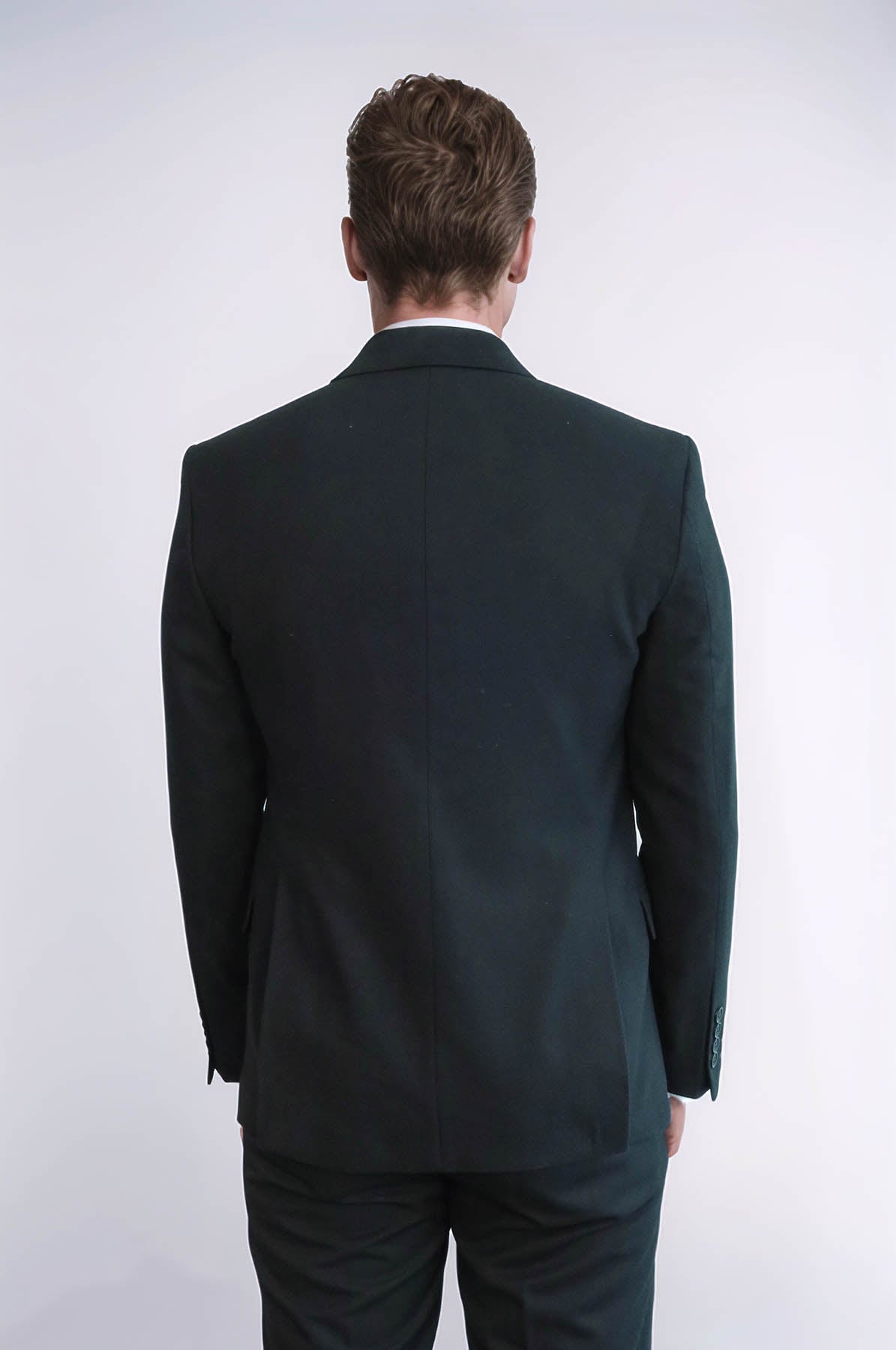 Plain Slim Fit Sport Black Men Blazer - Wessi