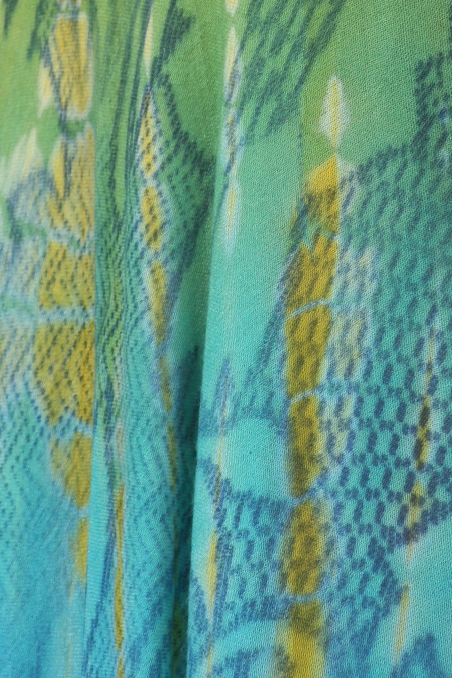 Sakkas Ombre Floral Tie Dye Tank Sheath Caftan Rayon Dress