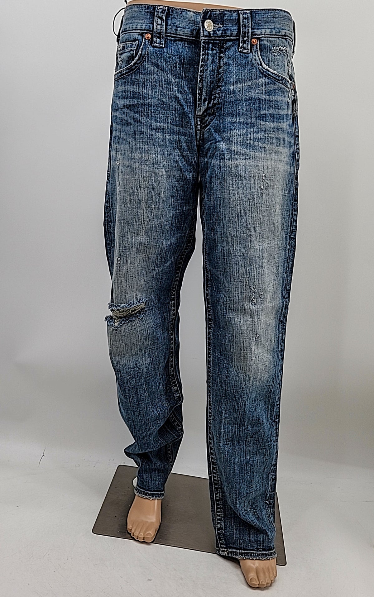 Silver Jeans Co. Mens Hunter Athletic-Fit Tapered Jeans, Size 30