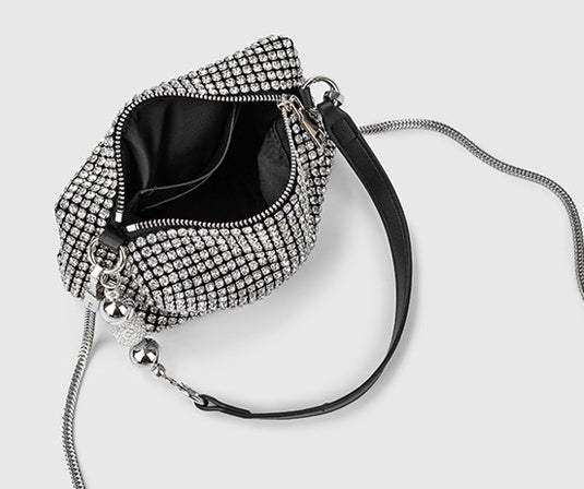 Rhinestone Bag Chain Evening  Shoulder Purse crossbody