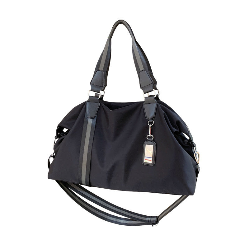 Travel Bag Men's Handbag Large-capacity Short Trip Business Lightweight Canvas Shoulder Hobo